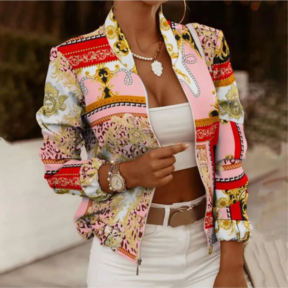 Addison - retro bunda s potiskem