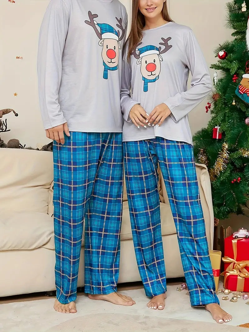 Shanna Fashion | S losím potiskem a kostkovanými kalhotami pro domácnost