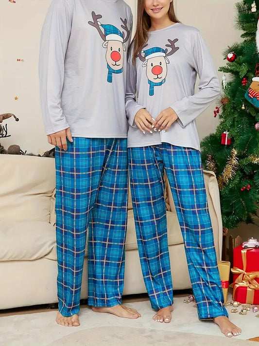 Shanna Fashion | S losím potiskem a kostkovanými kalhotami pro domácnost