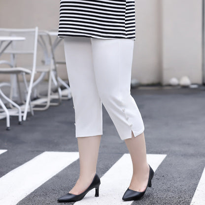 Dámské kalhoty slip-on střihu