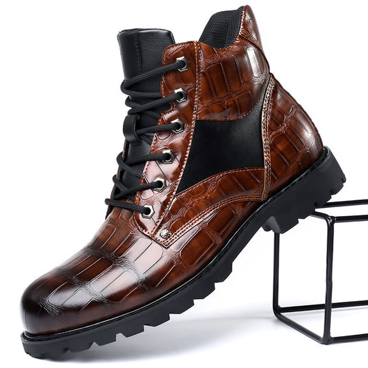 Nyvora™ | Elegantní boty s povrchovou úpravou Croco