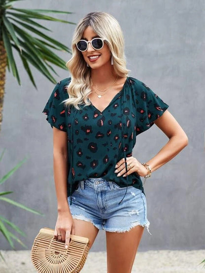 Joy | Boho Chic Květinová halenka Trendy letní styl