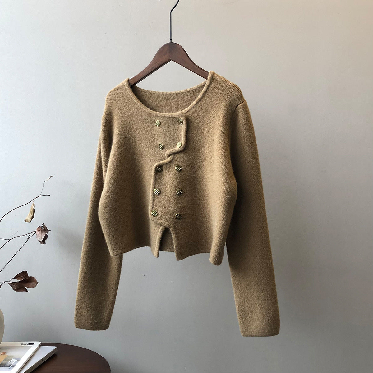 Vanessia - Elegantní svetr s knoflíky pro ženy