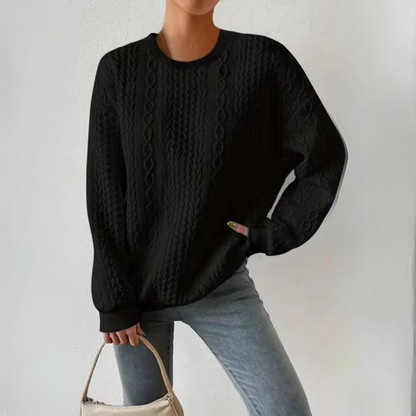 Shanna | Elegantní mikina s kulatým výstřihem