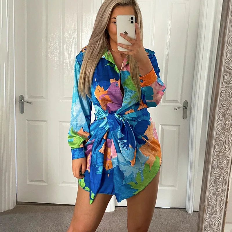 Claire - Módní šaty s květinovým vzorem pro ženy