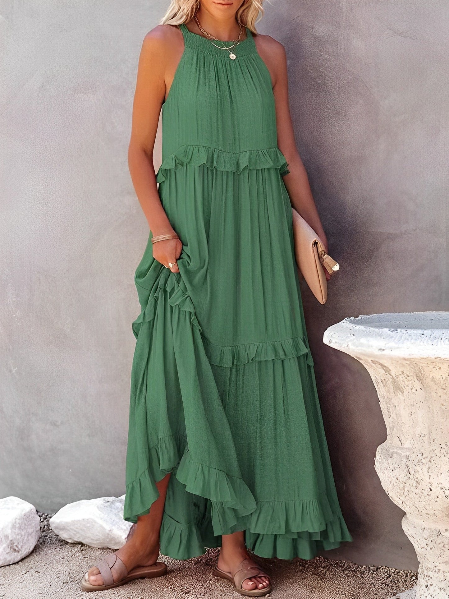 LUSI - Elegantní letní boho šaty