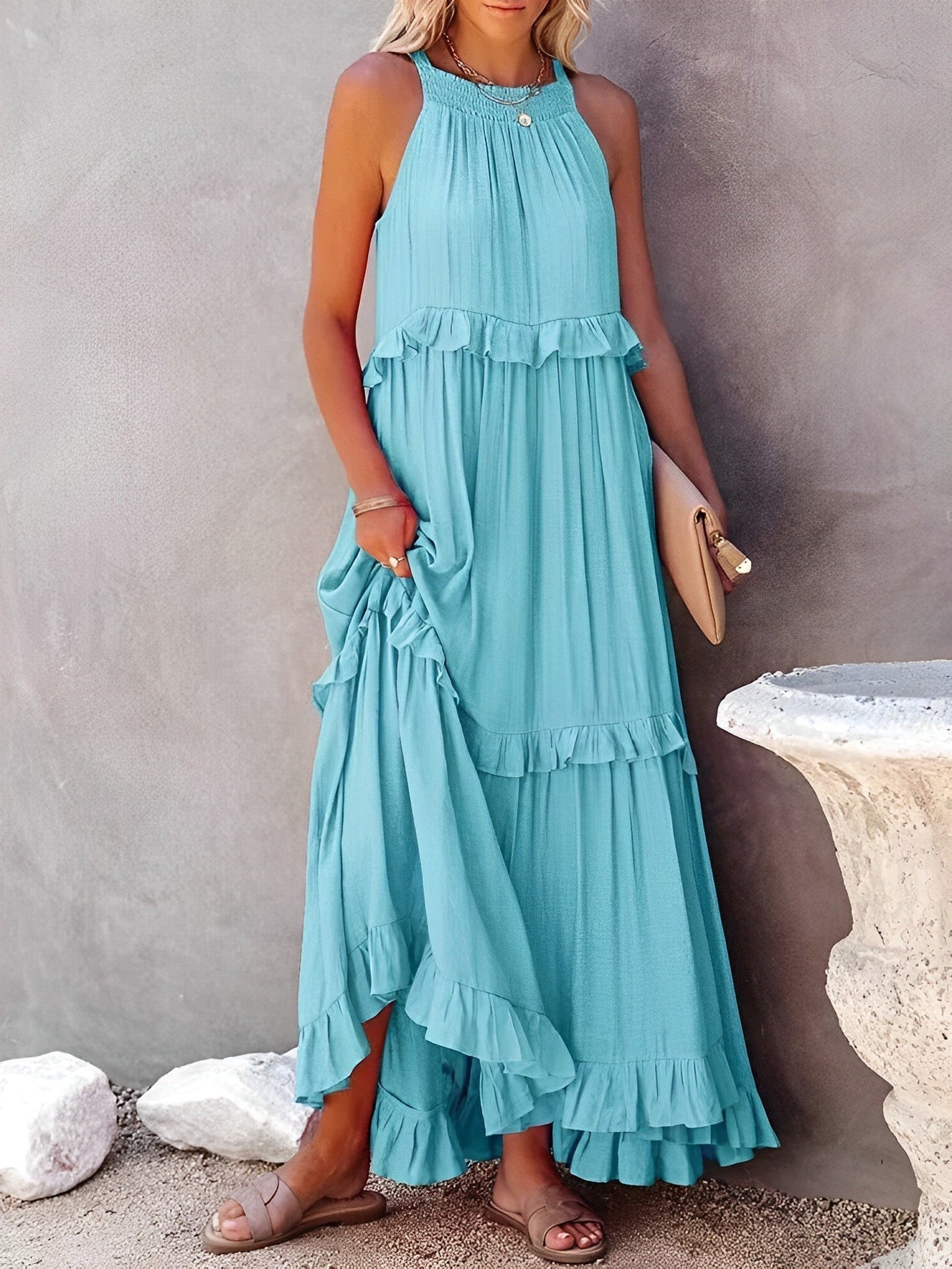 LUSI - Elegantní letní boho šaty