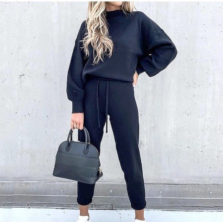 Heidi-Mode Bavlněná tepláková souprava a běžecký oblek Retro styl pro ženy ideální pro každodenní život
