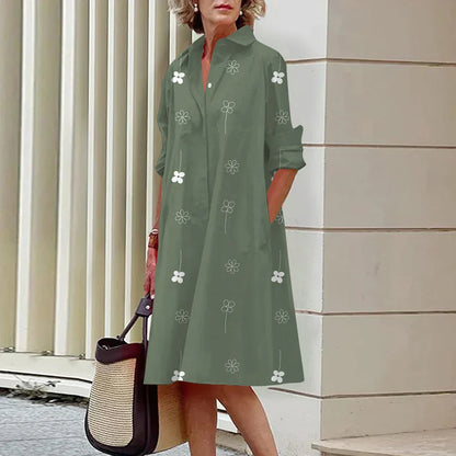 Anastasia -Elegantní košilové šaty