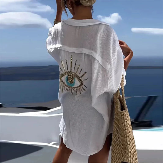 Flitrová košile Evil Eye