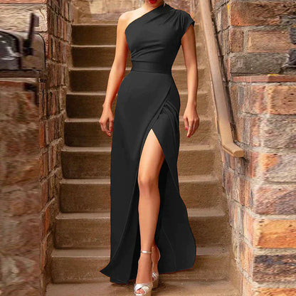 Prue - Elegantní maxi šaty s vysokým rozparkem