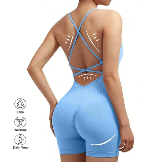 Heidi Fashion - Dámské sportovní plavky Cami bez zadního dílu