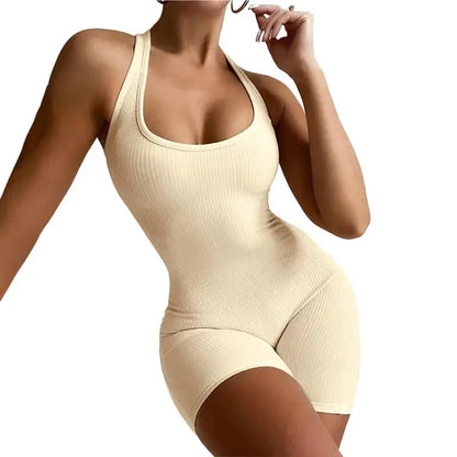 Isabelle - Sexy žebrovaný overal