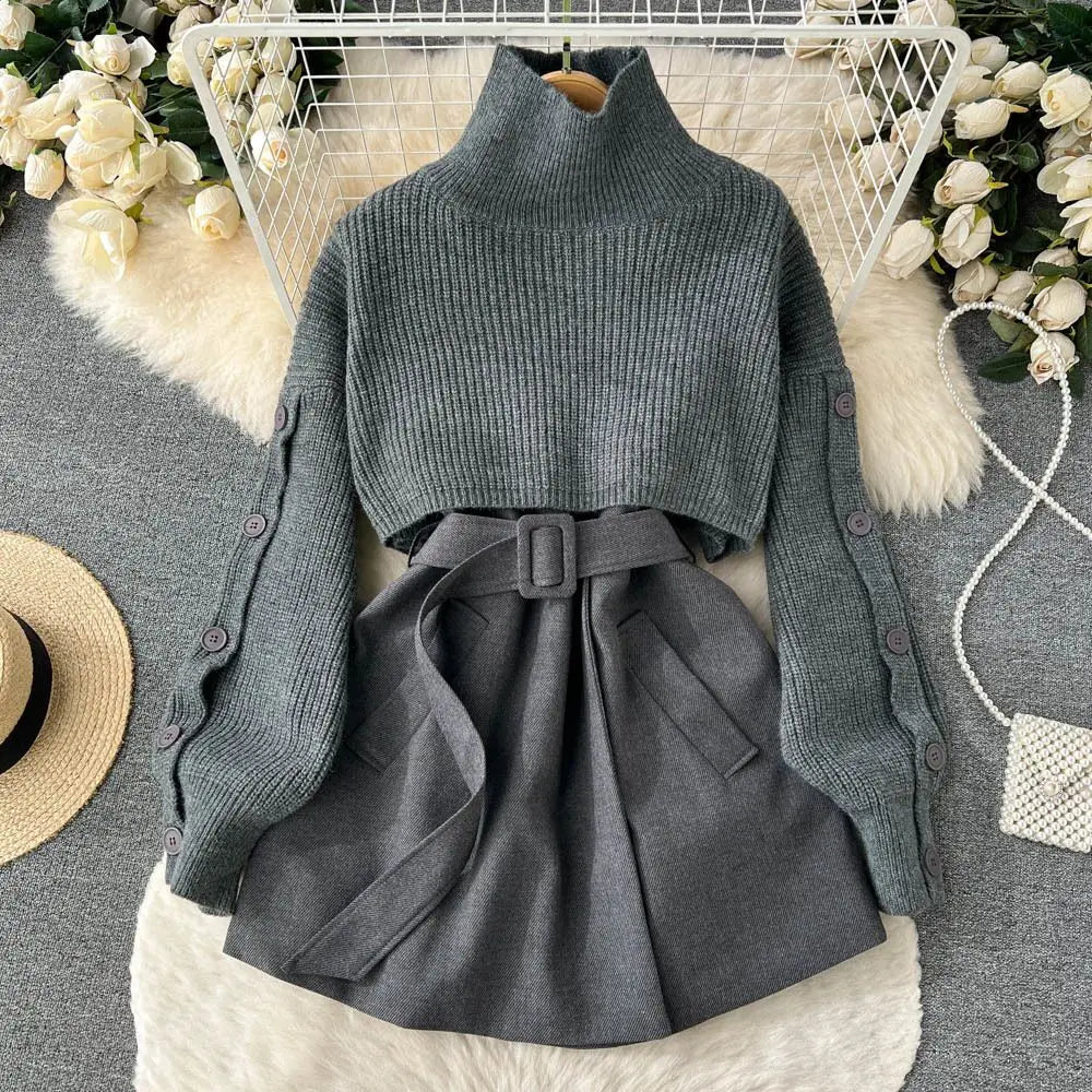 Laverne - Rolák Brei Twee-Piece Set
