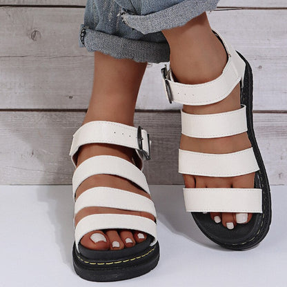 Fenna | Stylové kožené sandály