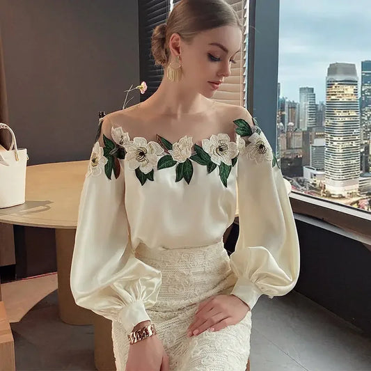 Halenka Saria | Halenka na ramínka s květinami