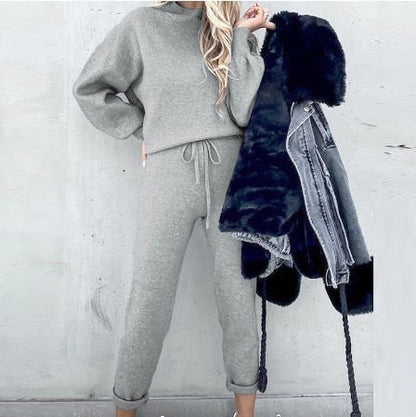 Heidi-Mode Bavlněná tepláková souprava a běžecký oblek Retro styl pro ženy ideální pro každodenní život