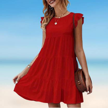 Odella- Elegantní mini šaty s volánky