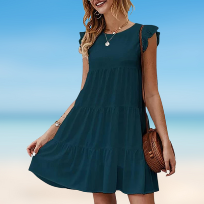 Odella- Elegantní mini šaty s volánky