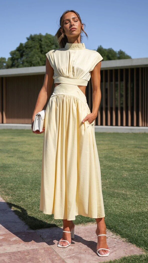 Victoria - Elegantní midi šaty