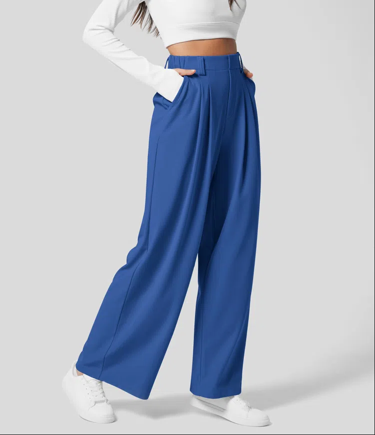 Ležérní dámské kalhoty slim fit