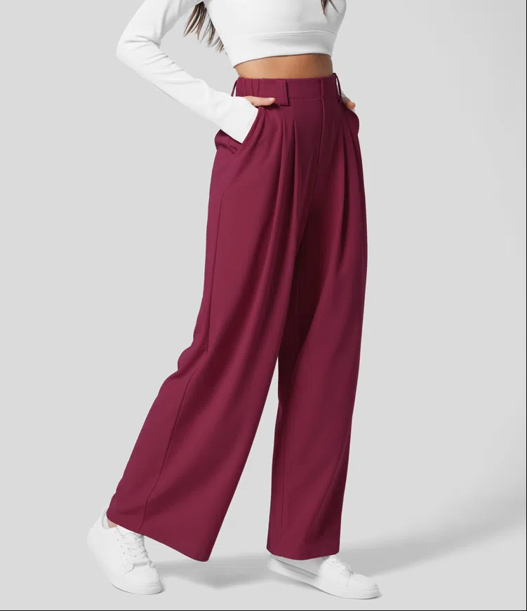 Ležérní dámské kalhoty slim fit