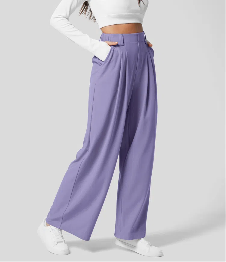 Ležérní dámské kalhoty slim fit