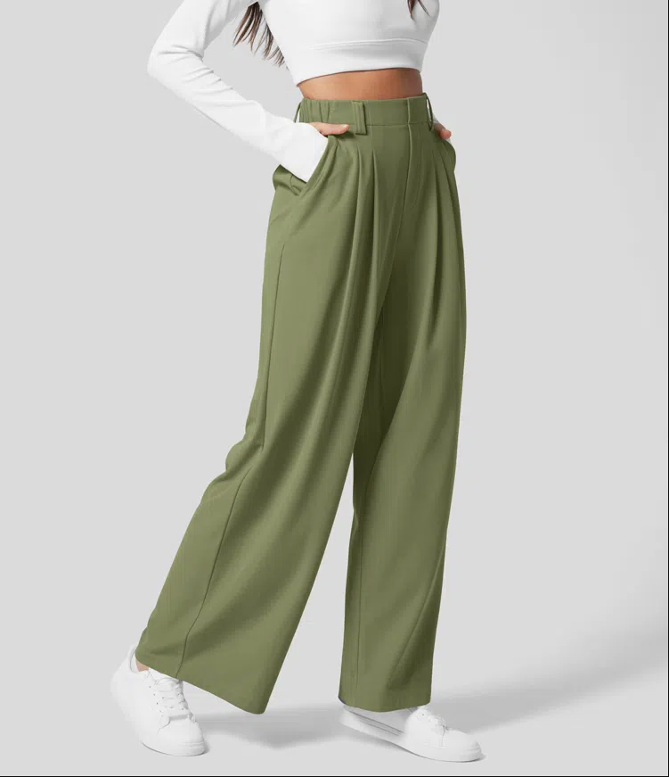 Ležérní dámské kalhoty slim fit