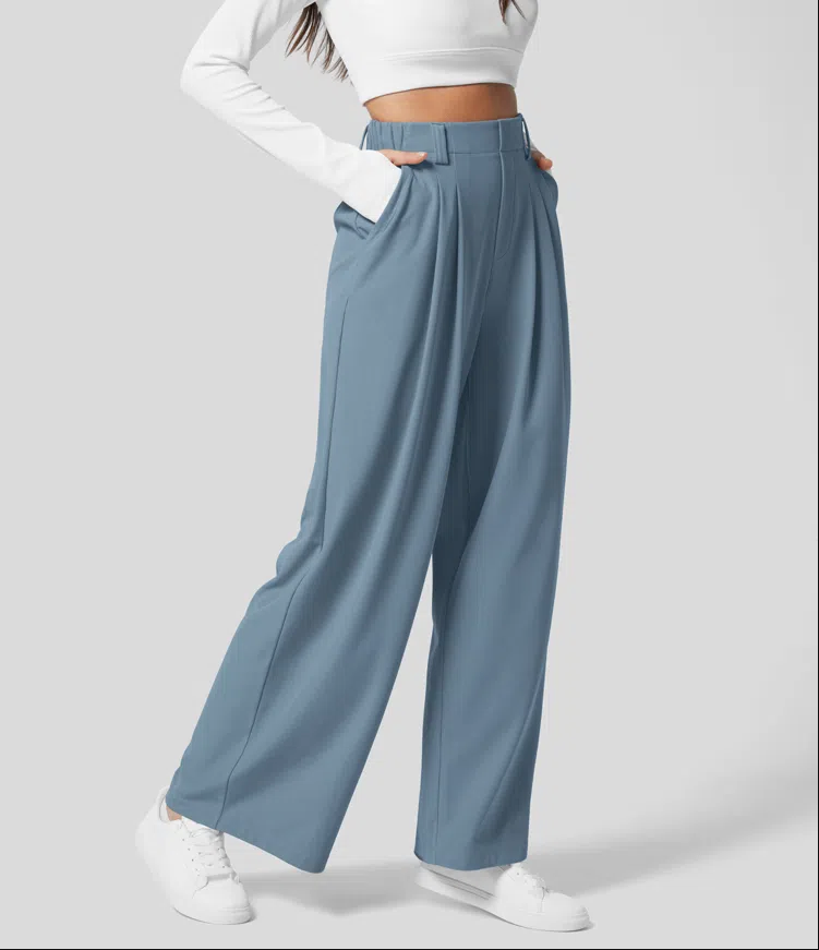Ležérní dámské kalhoty slim fit