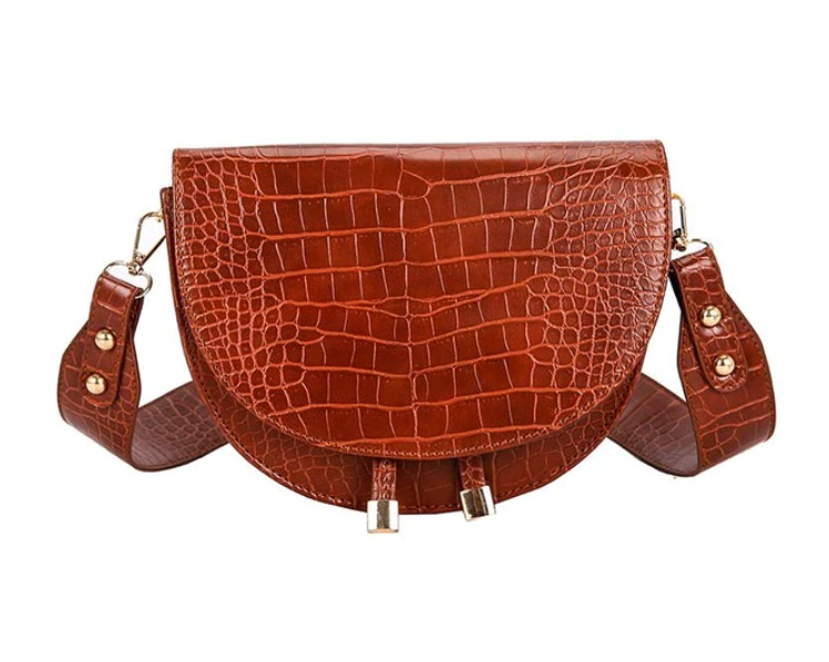Chelsey Crossbody Bag | Parádní taška s krokodýlím potiskem