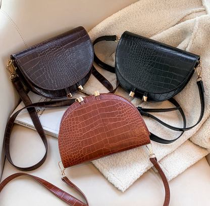Chelsey Crossbody Bag | Parádní taška s krokodýlím potiskem