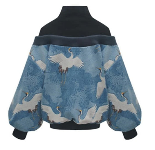 Shanna mikina Pour Femme Avec Manches Bouffantes