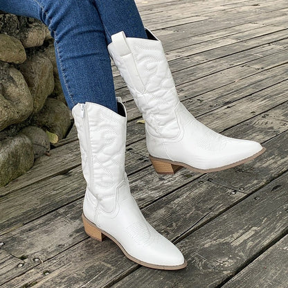 Daisy - Retro kovbojské boty