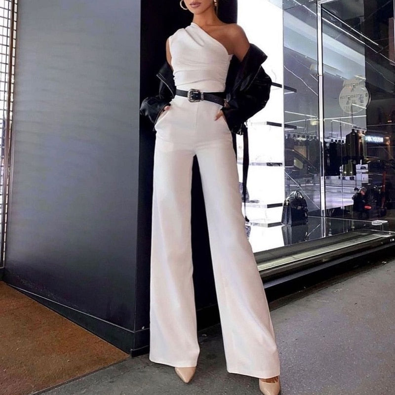 Eva | Elegantní overal na jedno rameno