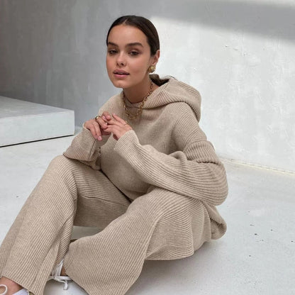 Ina - Stylová dvoudílná pletená souprava pro ženy