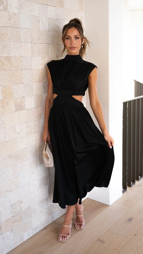 Victoria - Elegantní midi šaty