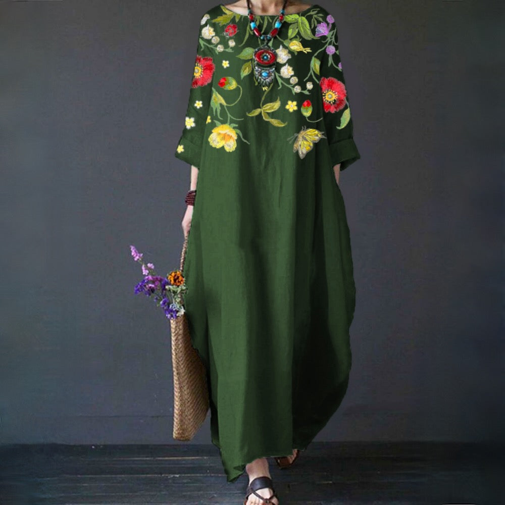 Lucia - Stylové květinové šaty