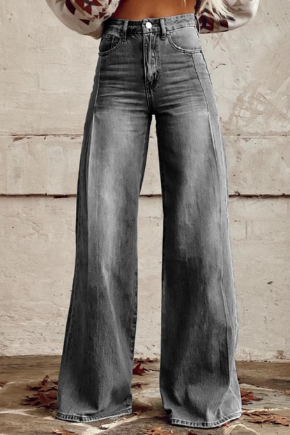 Vintage boho dámské látkové kalhoty