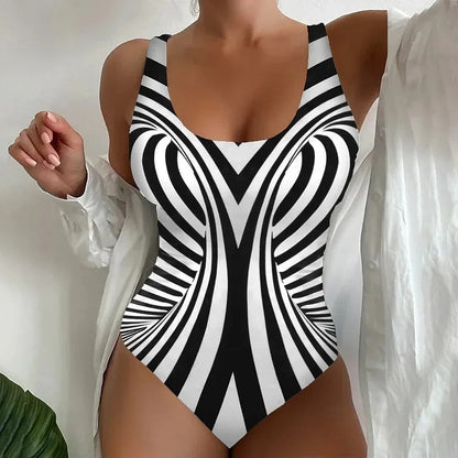 LolaBeach - Plavky s potiskem zebry