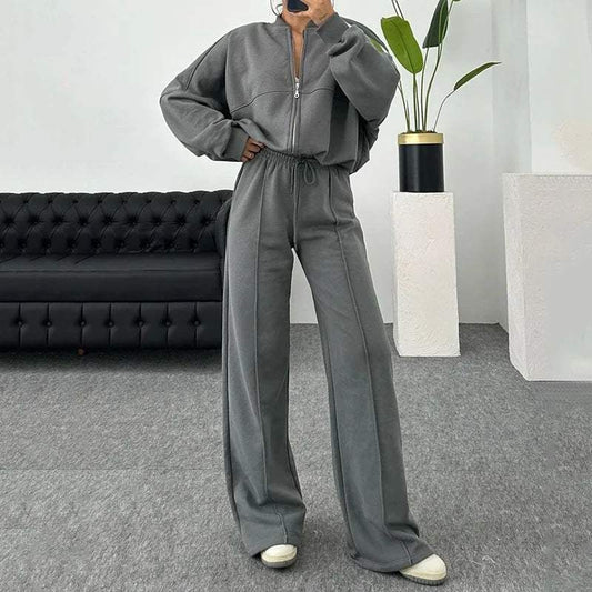 Oblek pro volný čas - moderní - pohodlná tkanina - ideální pro práci doma a ležérní eleganci