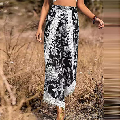 Elegantní krajkové kalhoty