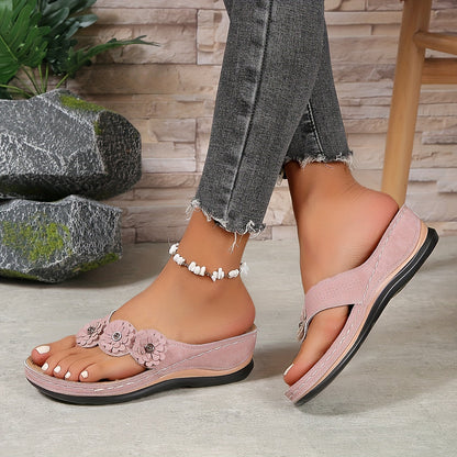 Trudy® | Elegantní a pohodlné sandály s květinovými pásky
