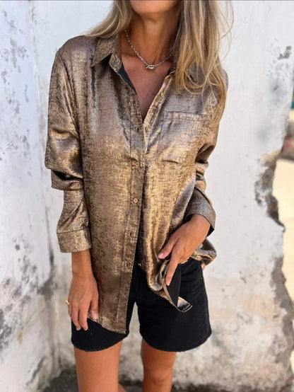 Quinn | Elegantní semišová košile