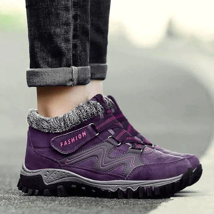Richelle Shoes | Kožené kotníkové boty s fleecovou podšívkou