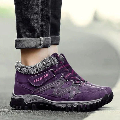 Richelle Shoes | Kožené kotníkové boty s fleecovou podšívkou