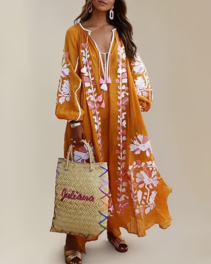 Lovia - Volné retro boho šaty