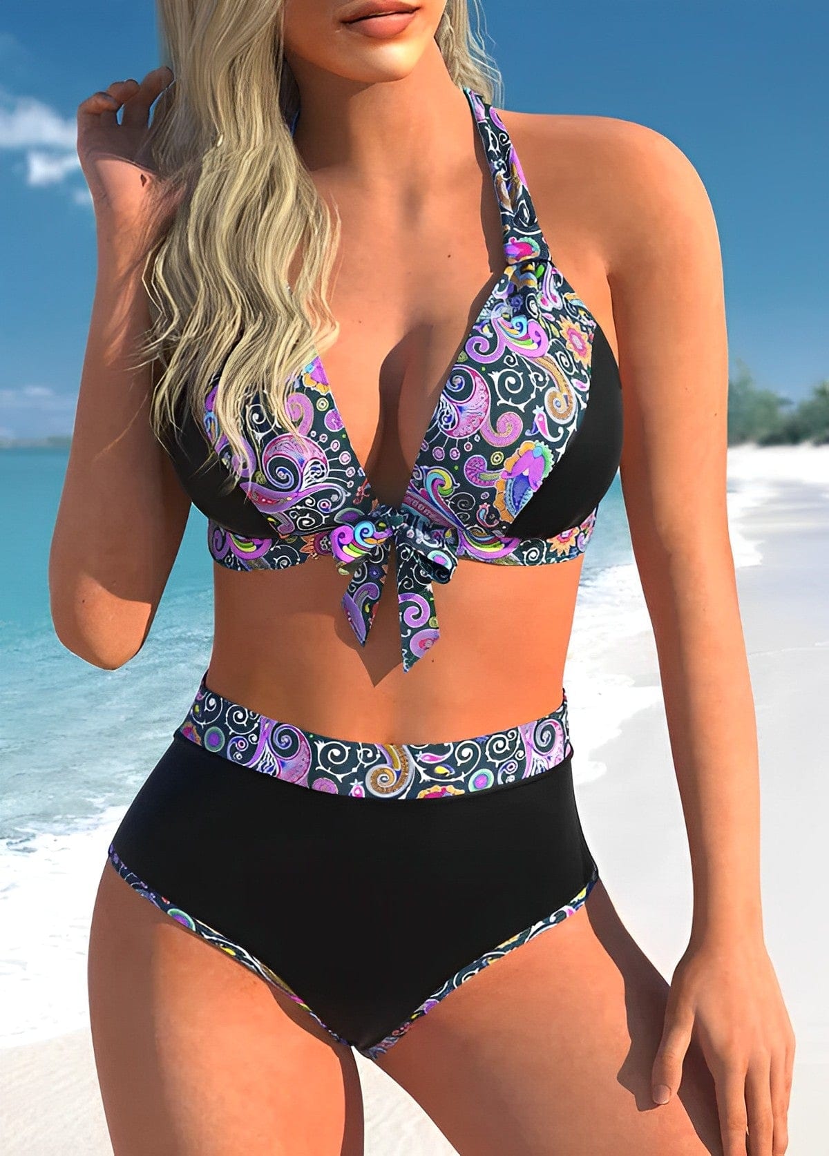 Ami - Bikiny s potiskem mandaly