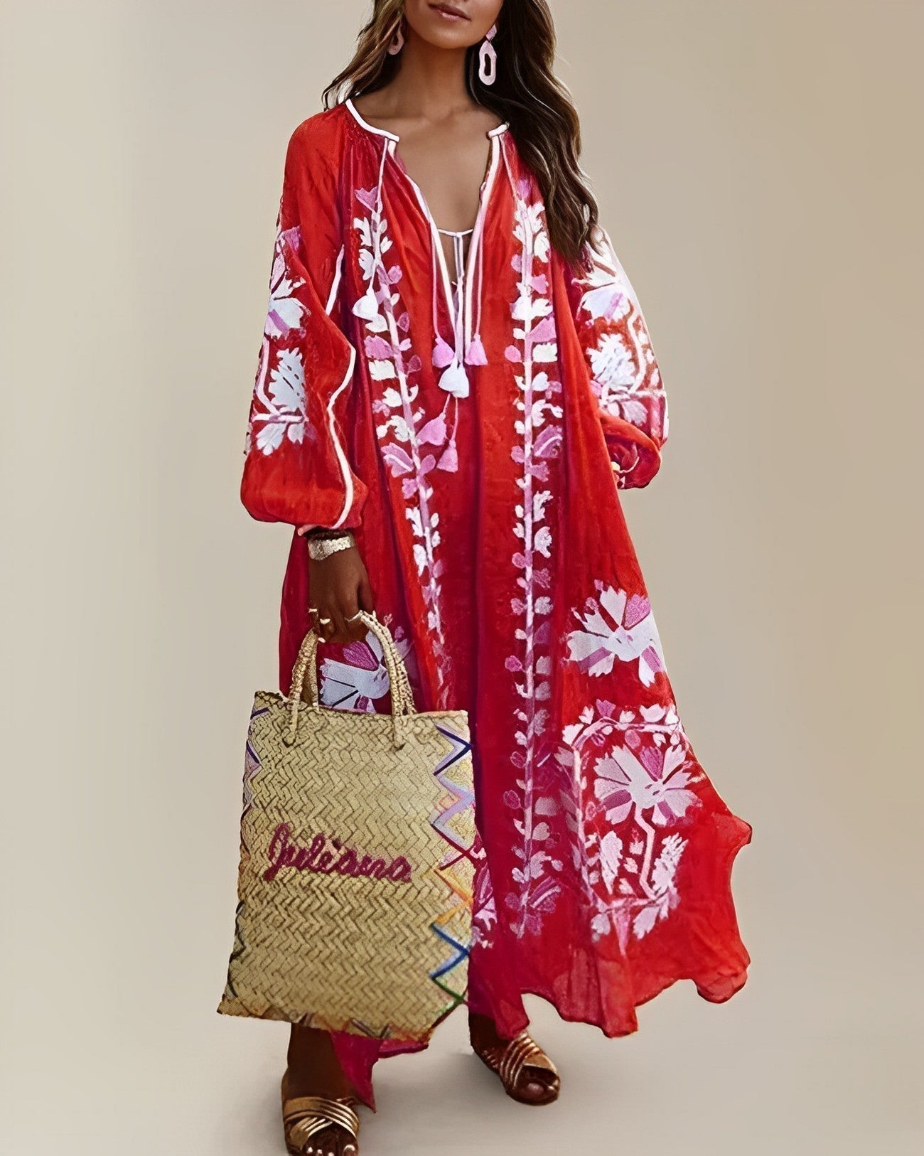 Lovia - Volné retro boho šaty