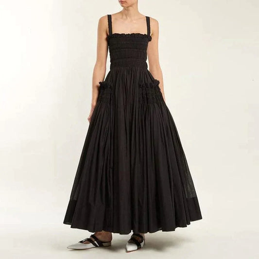 Alice - Draped maxi šaty se záhyby