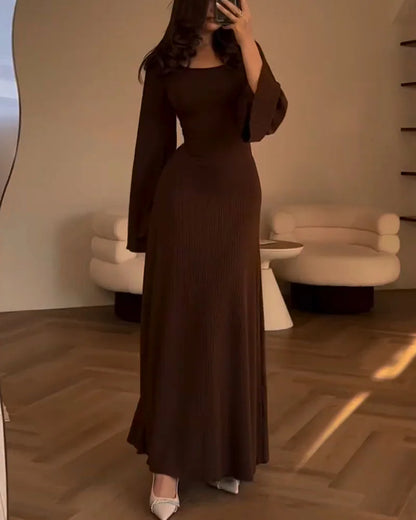 Maine - Elegantní šaty s dlouhými rukávy